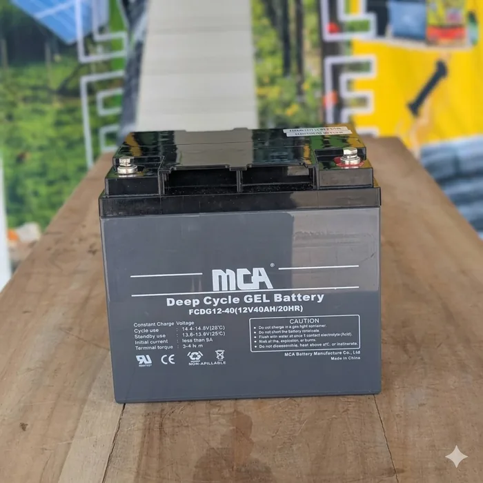 Batería de Gel 12V-40Ah MCA — vista 2
