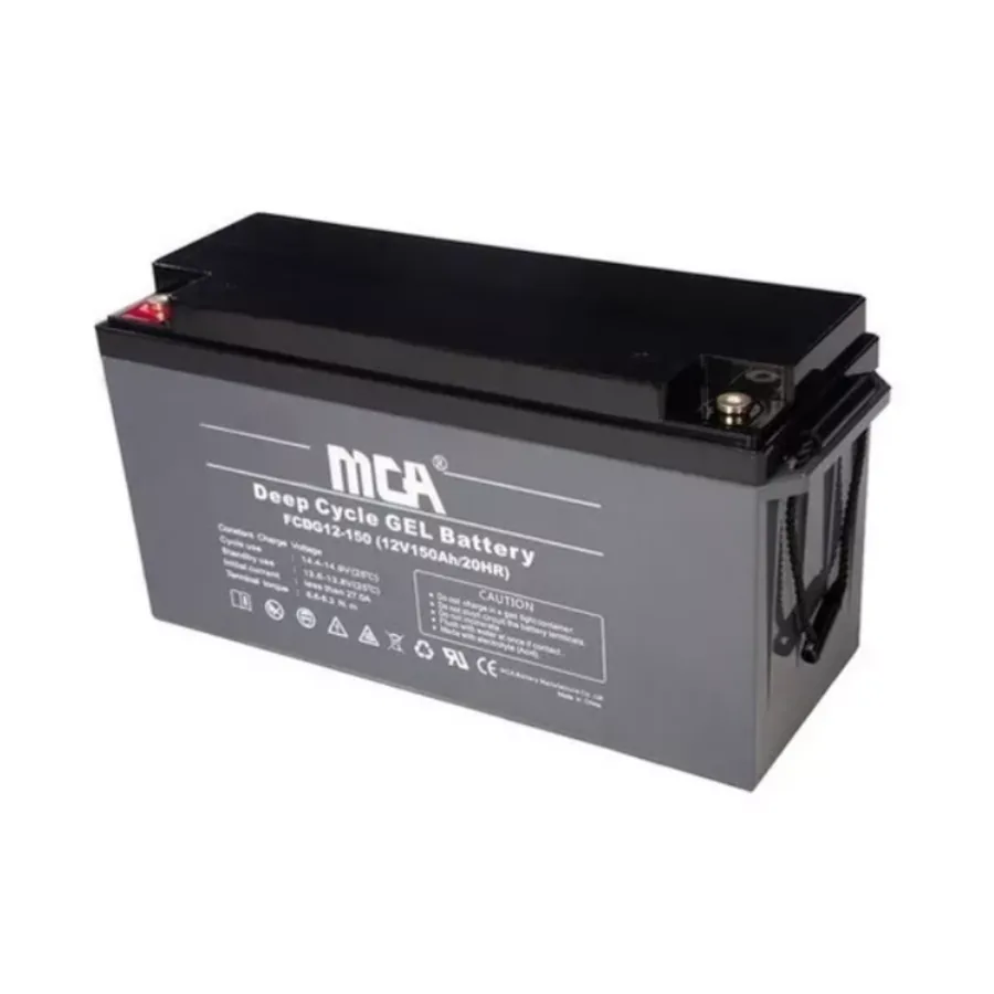 Batería de Gel MCA 12V - 150Ah | 2400 Ciclos