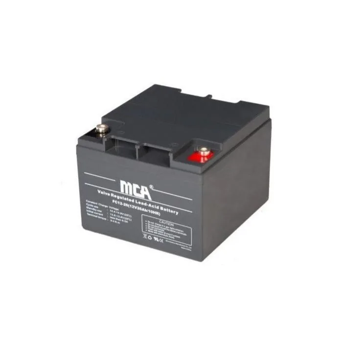 Batería de Gel MCA  12V 26Ah | 2000 ciclos