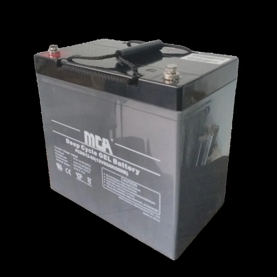 Batería de Gel MCA 12V - 55Ah | Ciclo Profundo