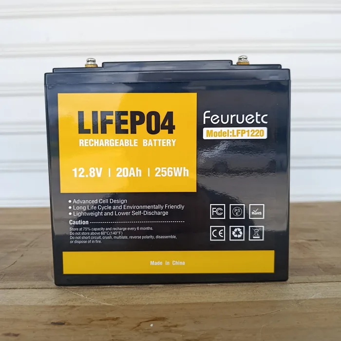 Batería de litio LifePO4 Feuruetc 12V-20Ah — vista 2