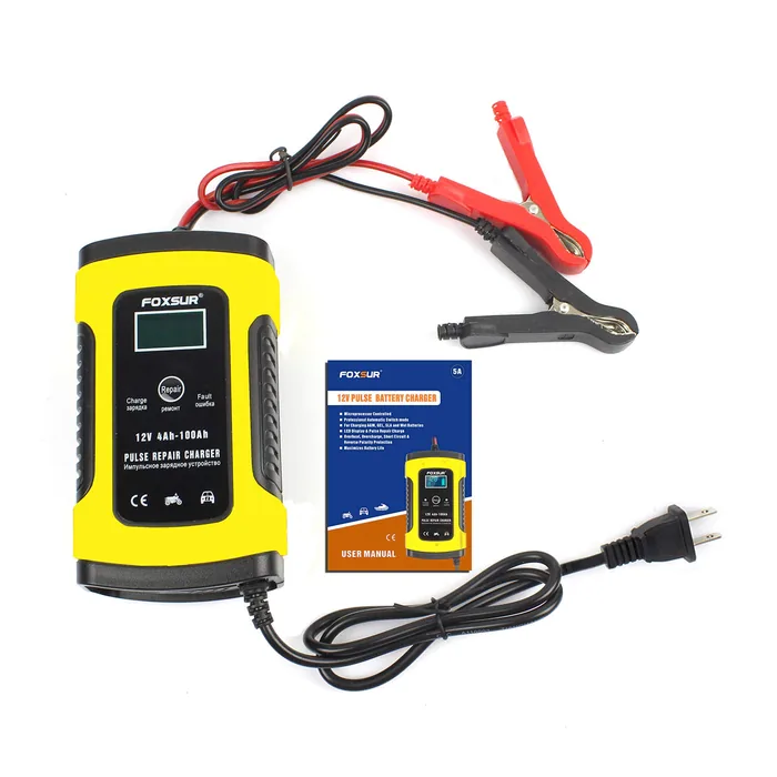 Cargador de Batería 12V-5A | 3 Estaciones — vista 3