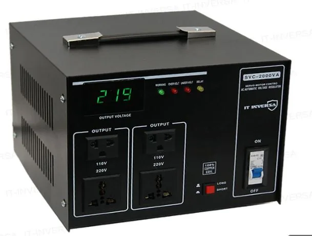 Estabilizador y Elevador de voltaje 110v/220v | 2KVA