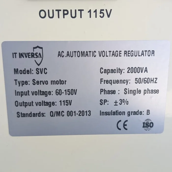 Estabilizador y Elevador de Voltaje 110V | 2KVA — vista 3