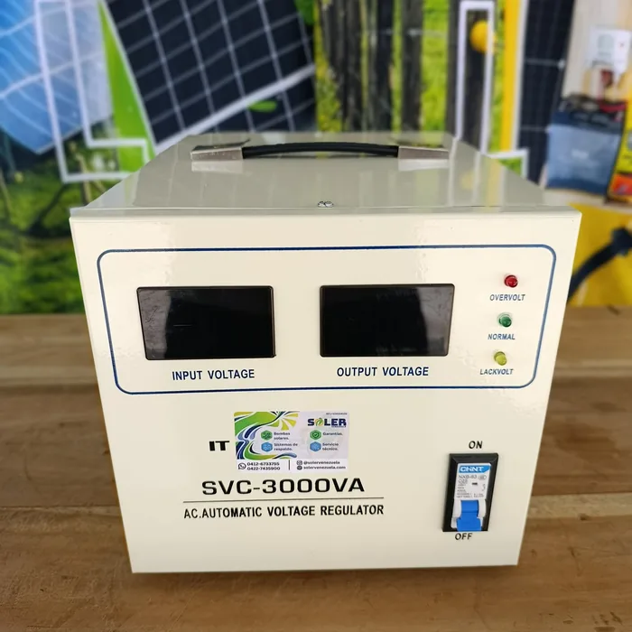 Estabilizador y elevador de voltaje 110V | 3KVA — vista 2