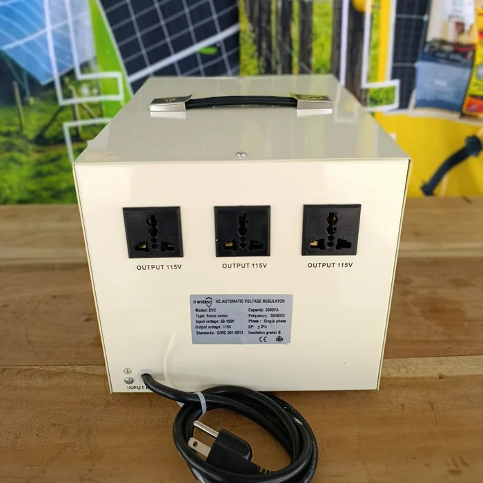 Estabilizador y elevador de voltaje 110V | 3KVA — vista 4