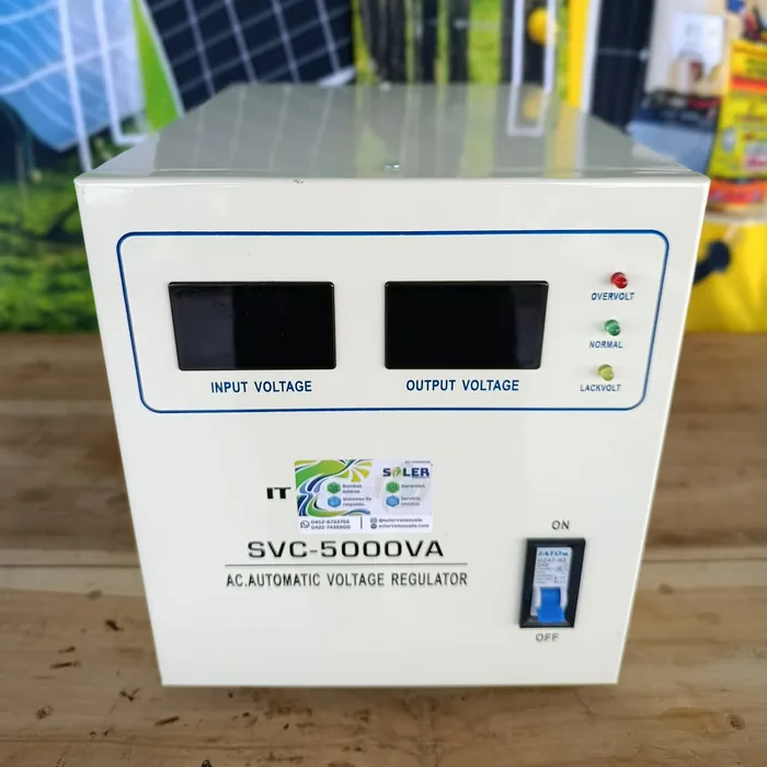 Estabilizador y elevador de voltaje 110V | 5KVA — vista 2