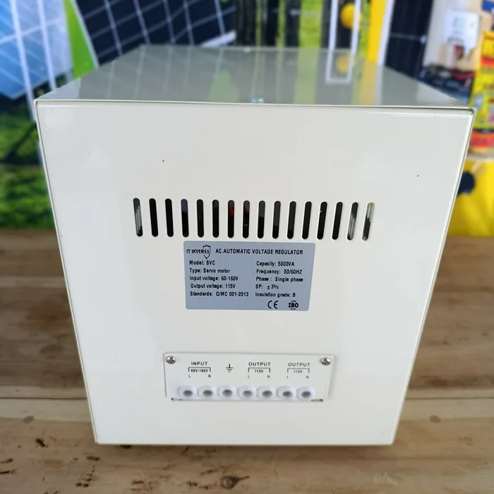 Estabilizador y elevador de voltaje 110V | 5KVA — vista 3