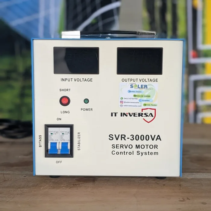 Estabilizador y elevador de voltaje 220V | 3KVA — vista 2