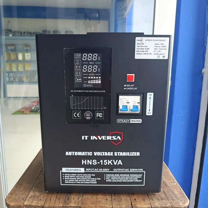 Estabilizador y elevador de voltaje 220V-HNS | 15KVA — vista 2