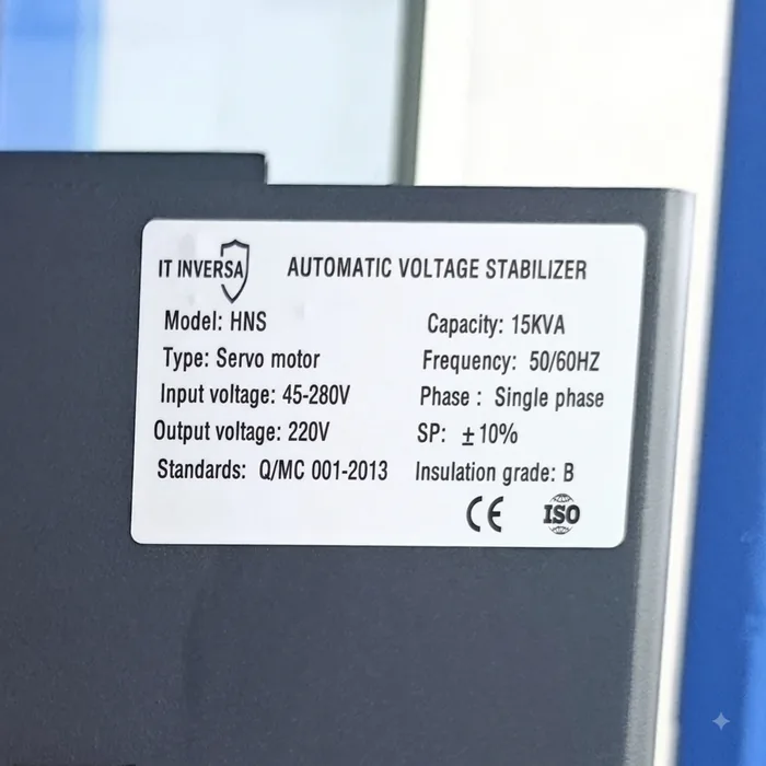 Estabilizador y elevador de voltaje 220V-HNS | 15KVA — vista 4