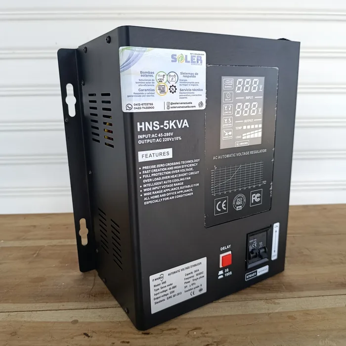 Estabilizador y elevador de voltaje 220V-HNS | 5KVA — vista 4
