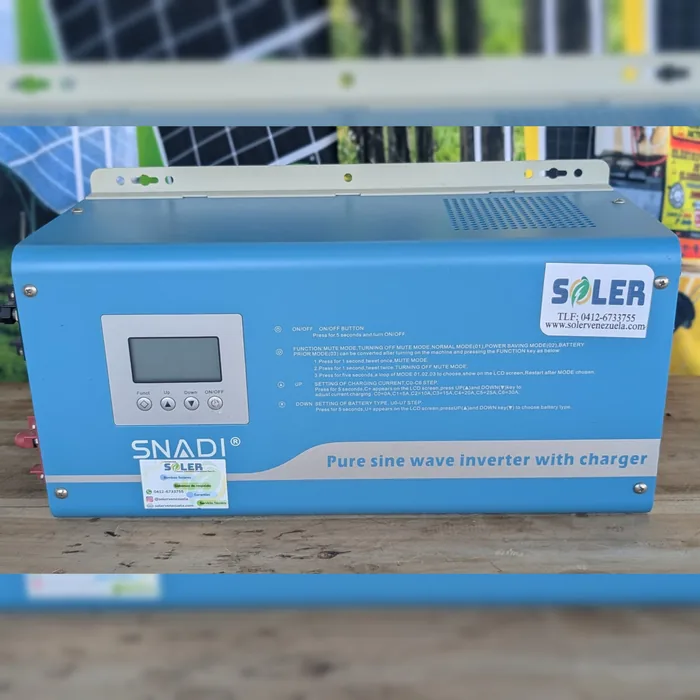 Inversor Power House 24V-1.5KVA SNADI — vista 2