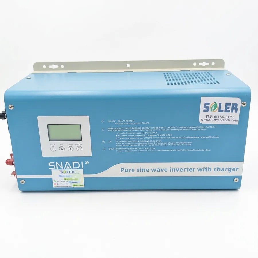 Inversor Power House 24V-1.5KVA SNADI